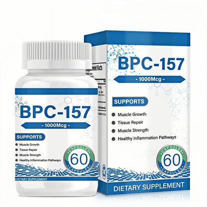 BPC-157 - Peptide Capsules : Blend with Creatine Monohydrate, Collagen Peptides & Magnesium Gluten Free