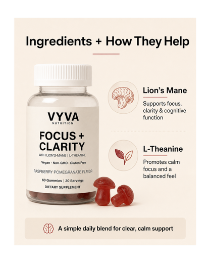FOCUS + CLARITY