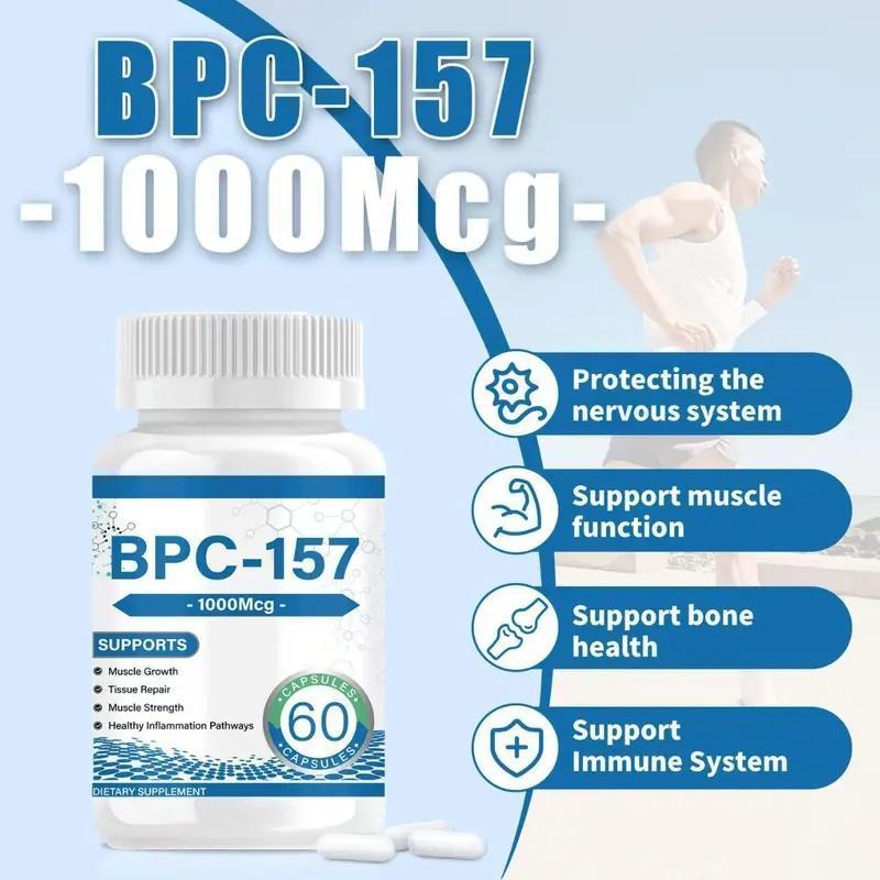 BPC-157 - Peptide Capsules : Blend with Creatine Monohydrate, Collagen Peptides & Magnesium Gluten Free
