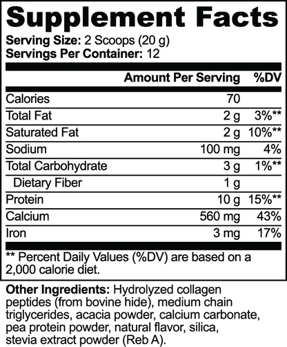Grass-Fed Collagen Creamer